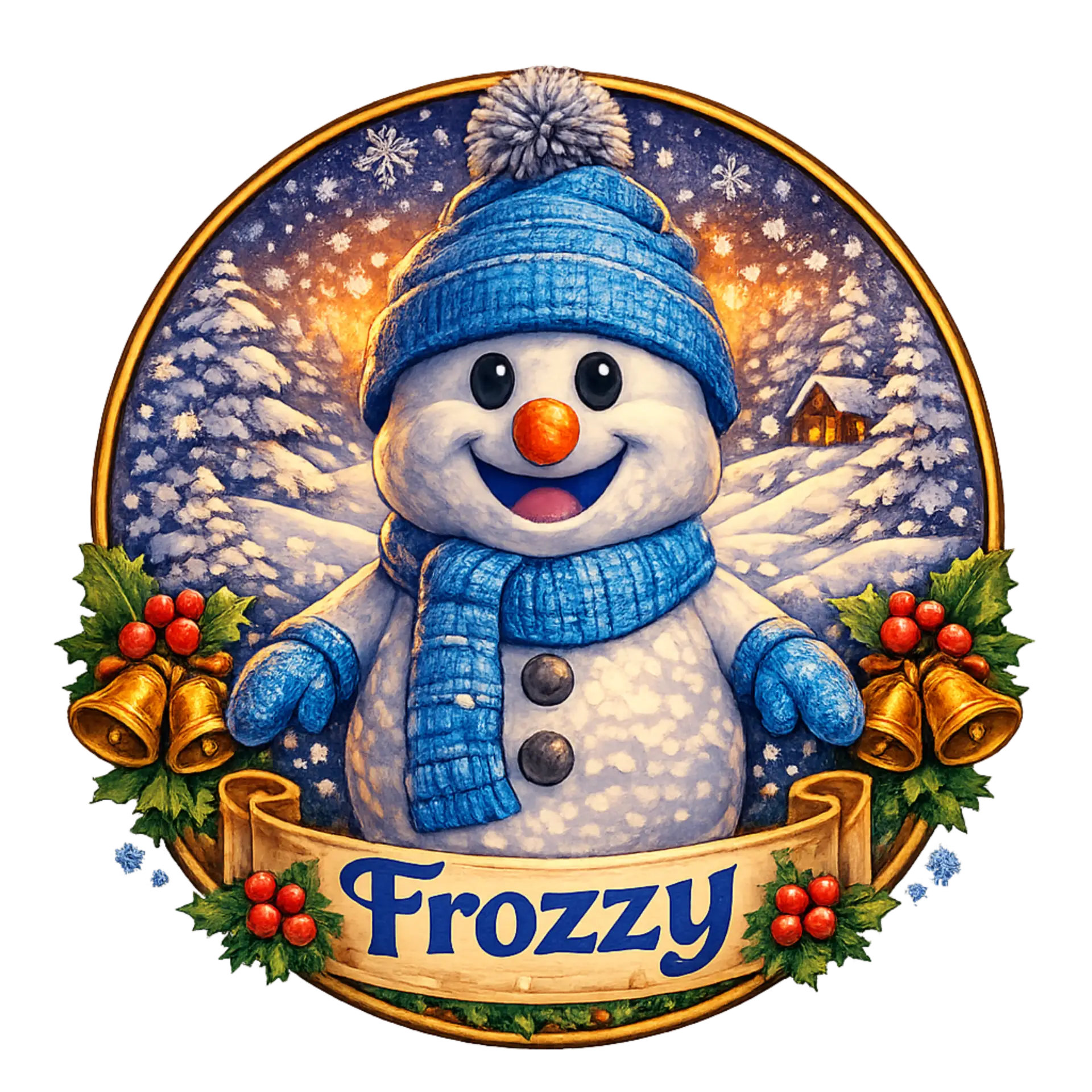 Frozzy the snowboy logo