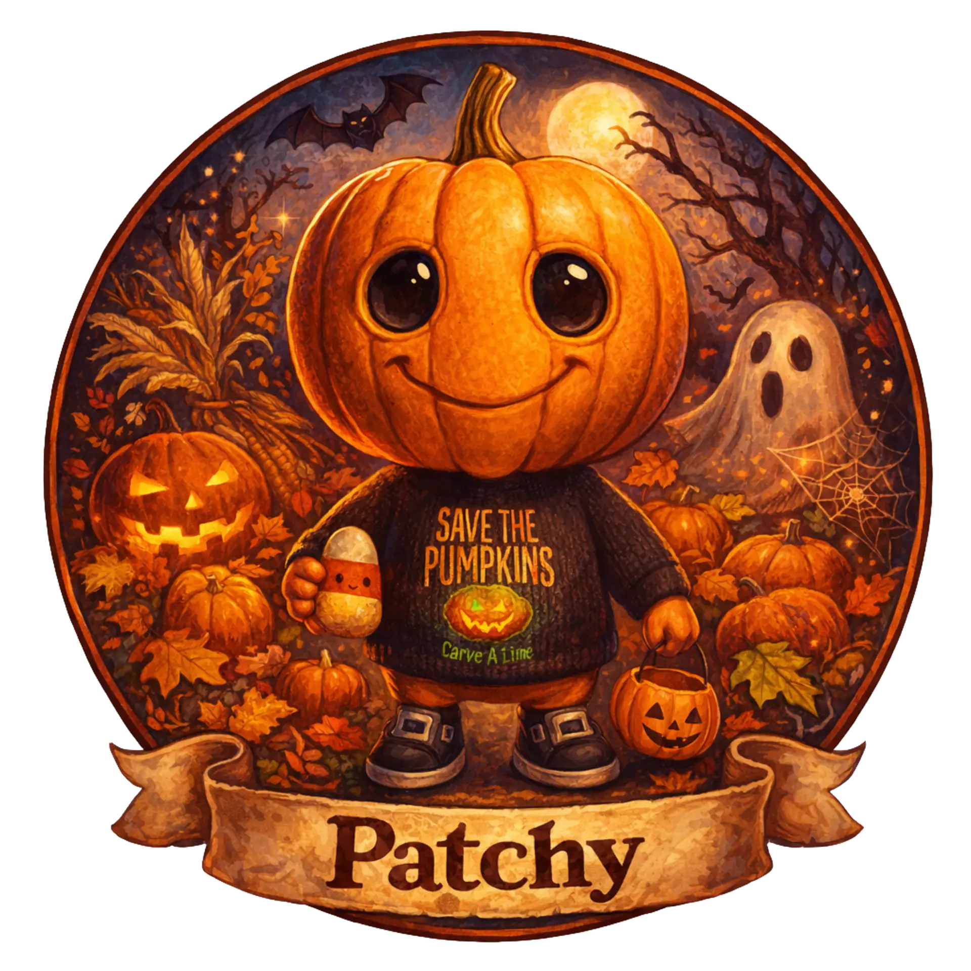 Patchy the Pumpkin Boy